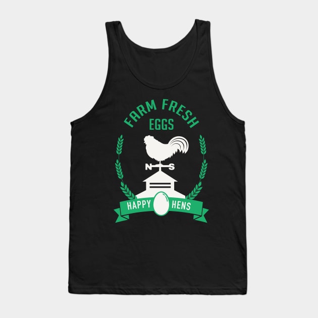 Farm Fresh Eggs Tank Top by SWON Design